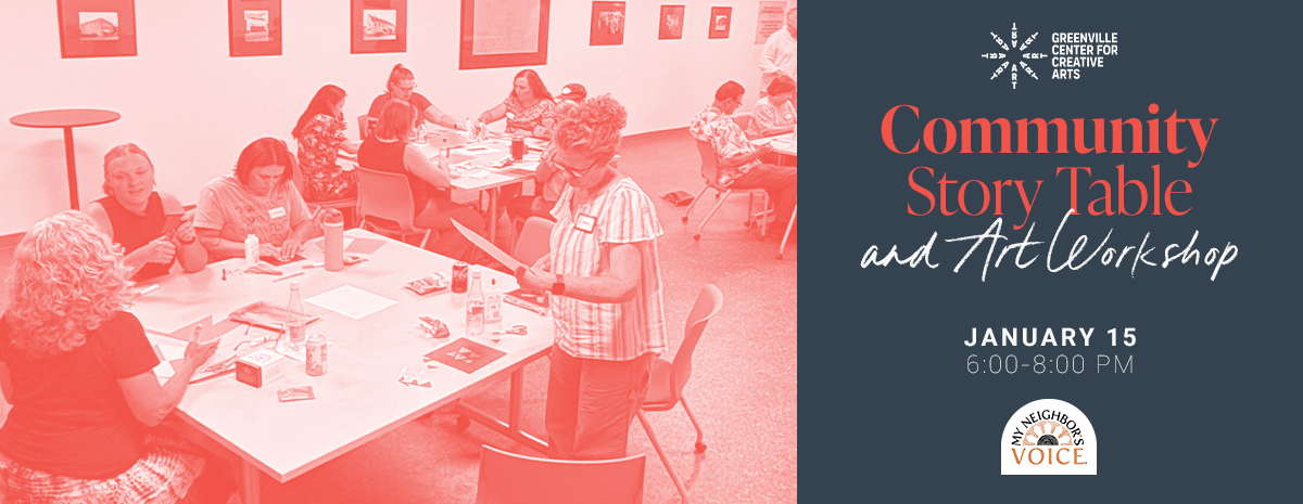 Community Story Table and Art Workshop at GCCA: January